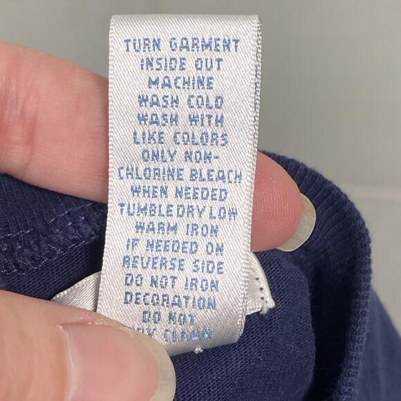 Ralph Lauren Baby Boys Size 9M 100 % Cotton Navy Orange Logo Short Sleeve Romper - Picture 3 of 3